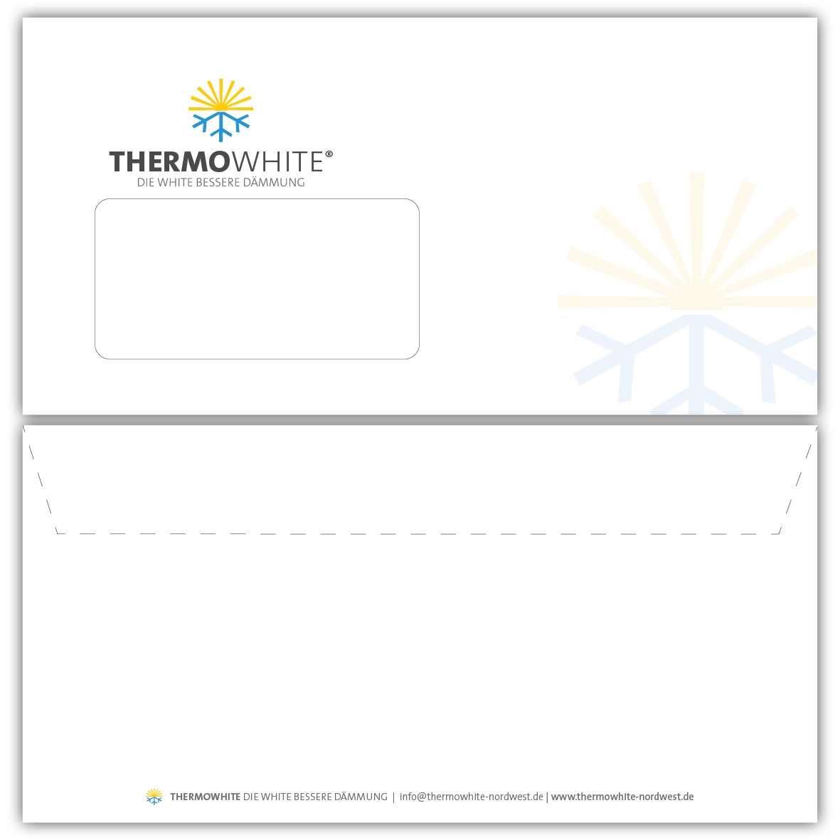 Briefumschlag Din lang ThermoWhite Nordwest GmbH