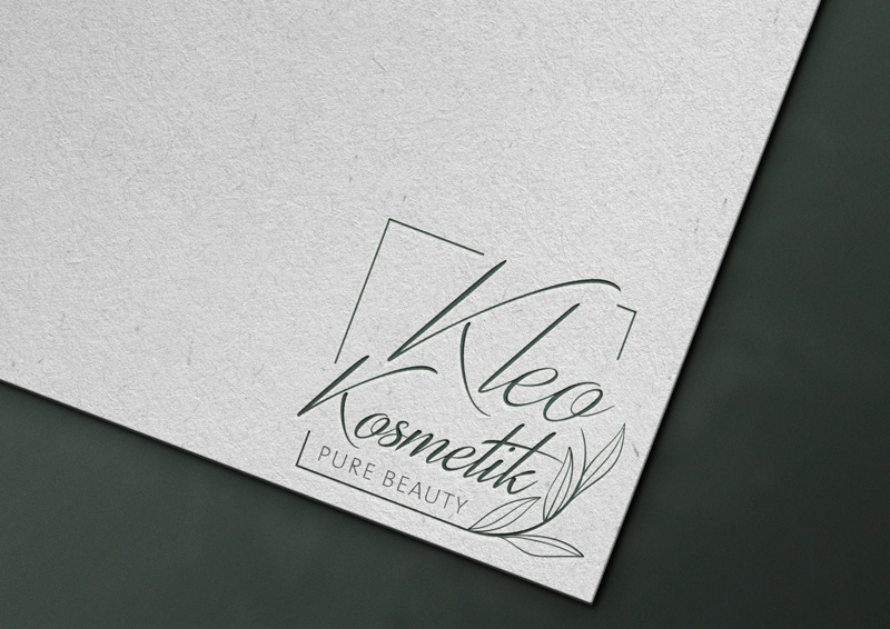 Kleo Logo auf Papier
